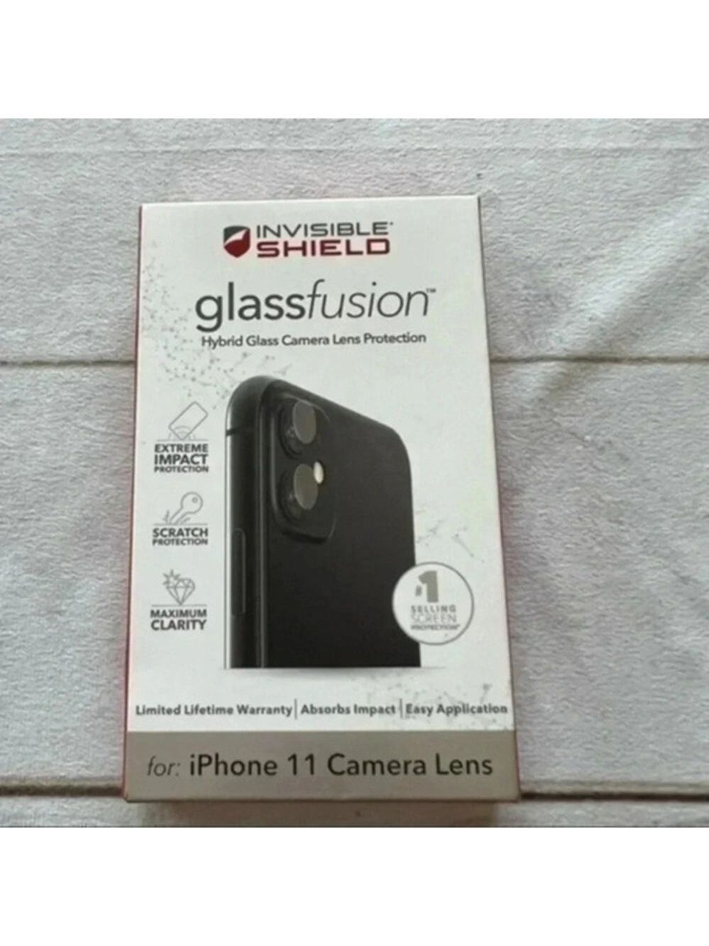 NEW Invisible shield glass fusion hybrid glass camera lens protection. N…